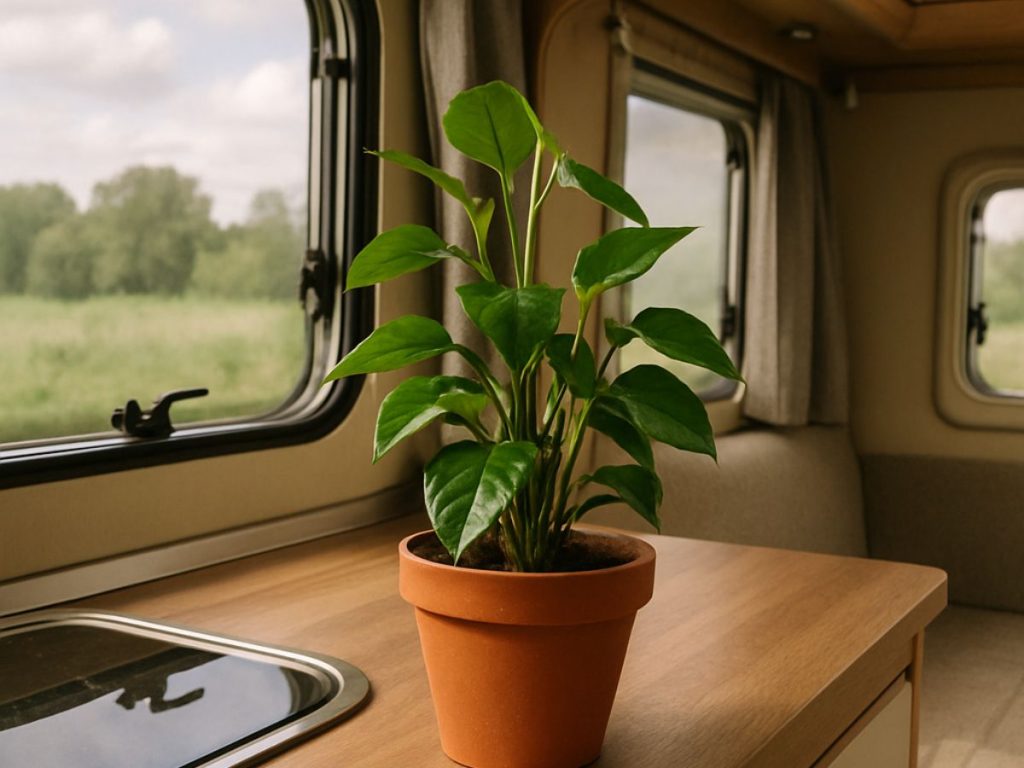 Wakacyjne podróże kamperem z roślinami ze sklepu mikroklimat